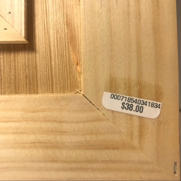 MUD PIE Thanks & Giving Photo Frame Natural Wood & Wire Ribbon - Picture 5 of 9